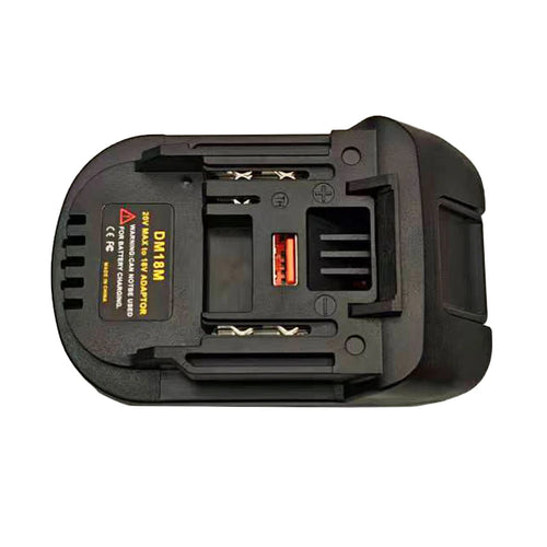 DM18M Adapter USB Charging Socket For Dewalt 20V For Milwaukee For M18