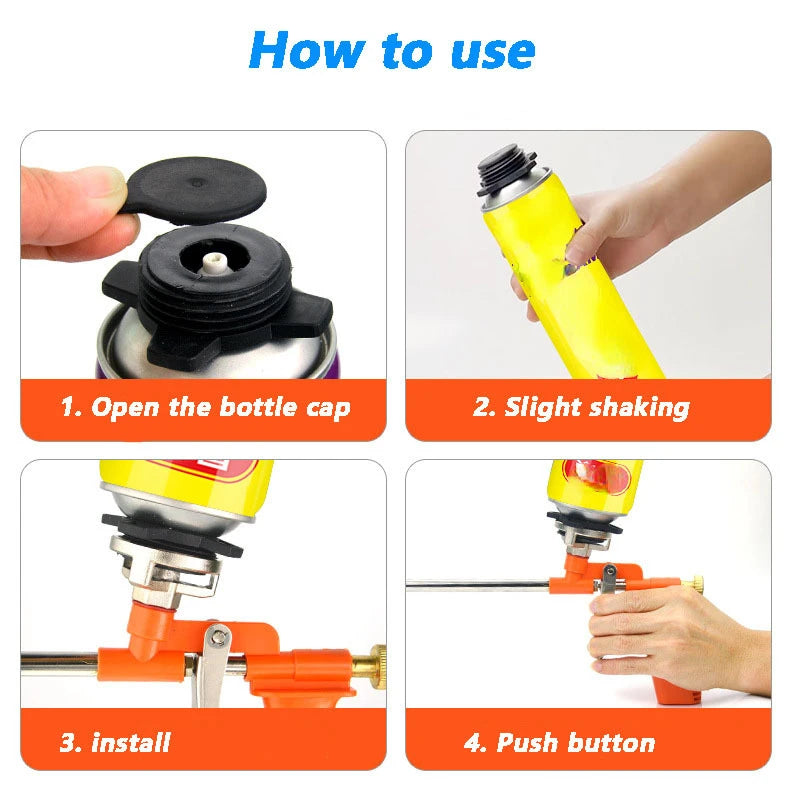 Foam Expanding Spray Gun Foaming Jet Glue Gun Metal Polyurethane