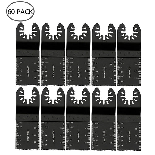 5-60Pcs Universal Saw Blade Oscillating Multi Tool Blades Straight