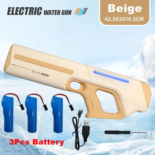 Electric Water Guns for Adults Powerful Squirt Automatic Suction Water