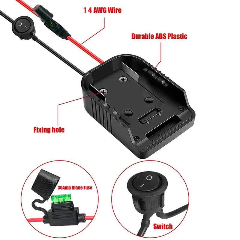 For Makita 18V Lithium Battery Case For Dewalt 20V For Milwaukee