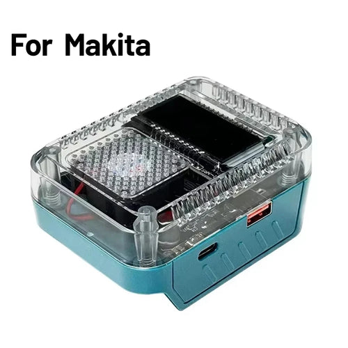 Portable Digital Display Adapter Converter for Makita/DeWalt/
