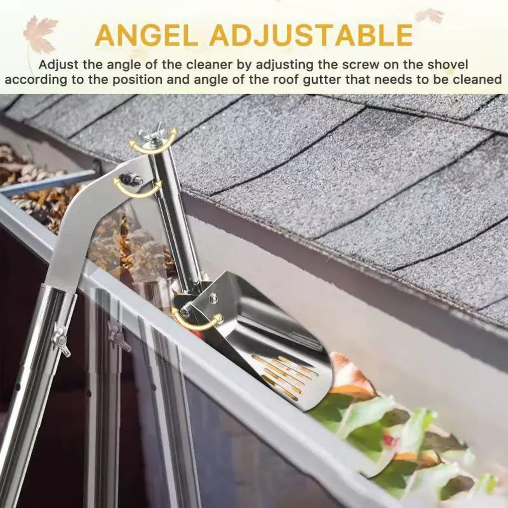 Gutter Cleaning Shovels Thicken Aluminum Alloy Rustproof Gutter