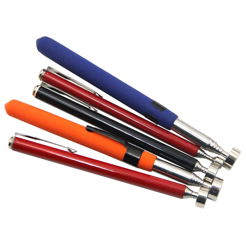 8 Pound Magnetic Retractable Pickup Orange Suction Iron Rod Portable