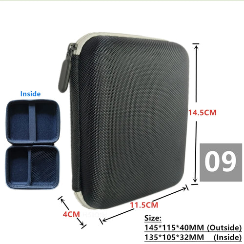 Earphone Data Storage Bag  Cable Organizer Multimeter Electronic Box