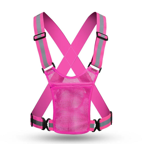 4 Colors Unisex Light High Visibility Safety Vest With Storage Bag