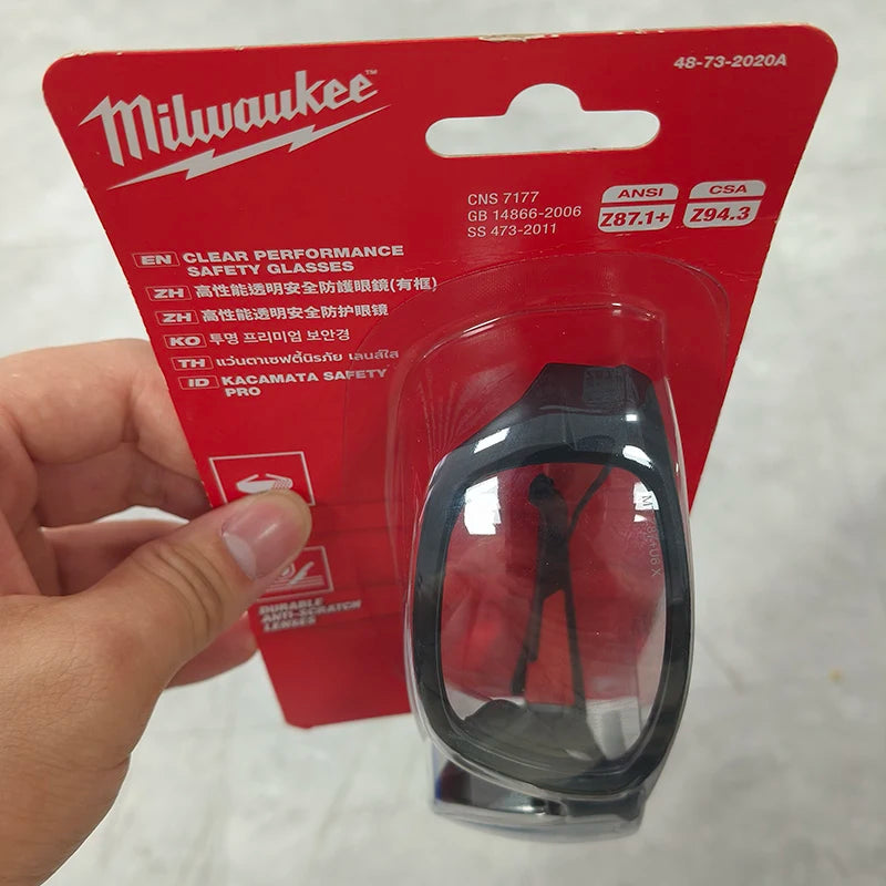 Milwaukee 48-73-2020A Clear Performance Safety Glasses High Impact