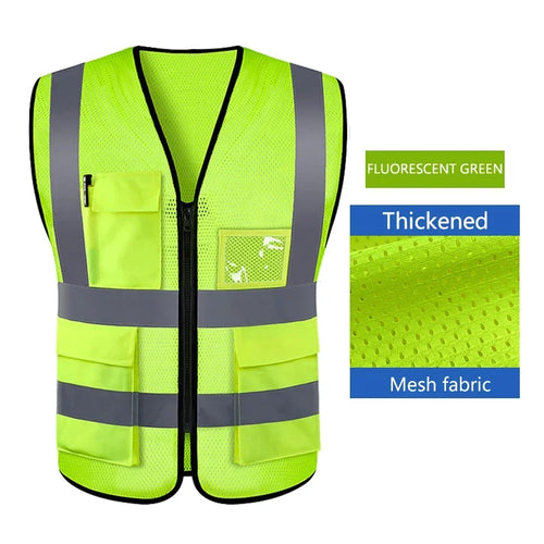 Adjustable Safety High Reflective Visibility Vest Reflective Security