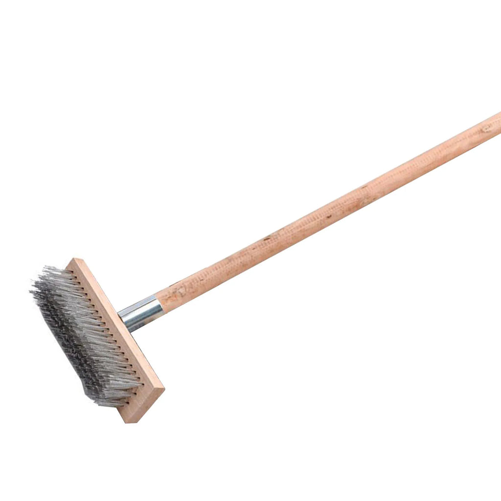 Heavy Duty Rough  Floor Brush Stainless Steel Wire Deck Scrub Cleaning