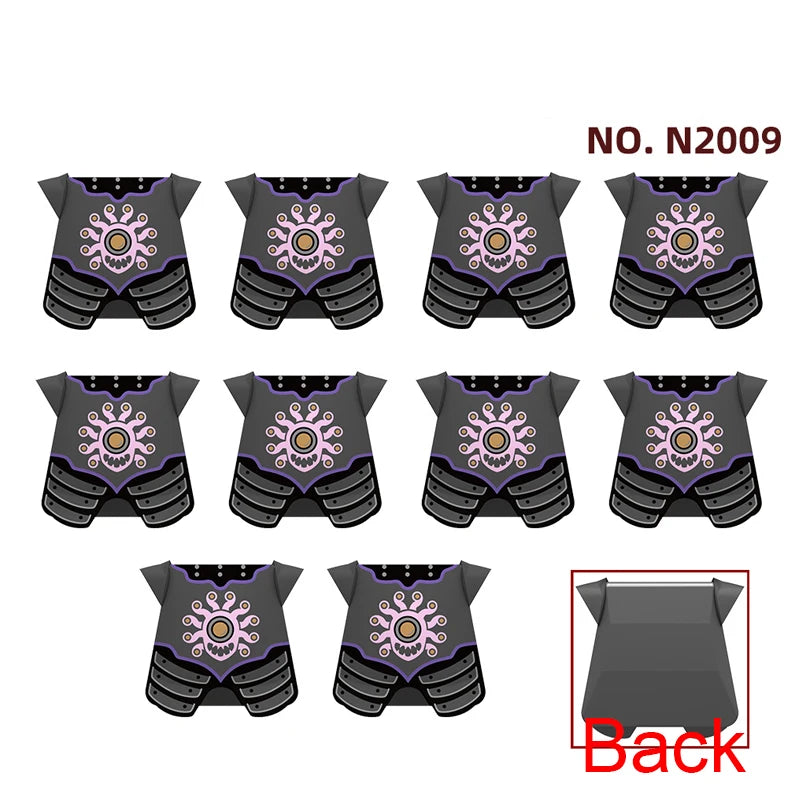 Medieval Weapons Accessories Building Blocks Solider Castle Knight Legion Red Lion Black Eagle Armor Cloak Shield Dragon Bricks