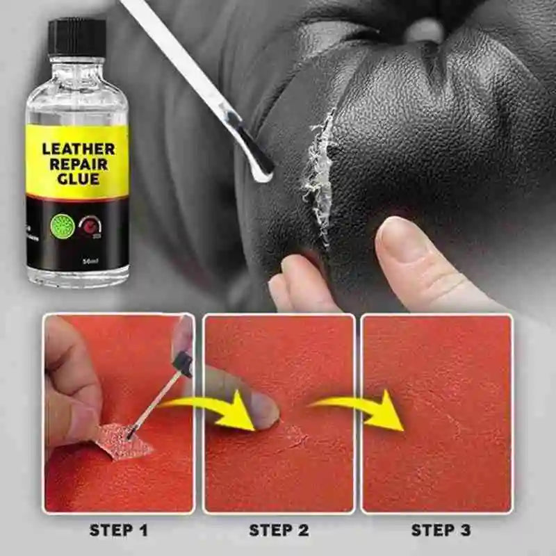 30ml Car Leather Repair Glue Sofa Scratches Transparent Fluid Glue