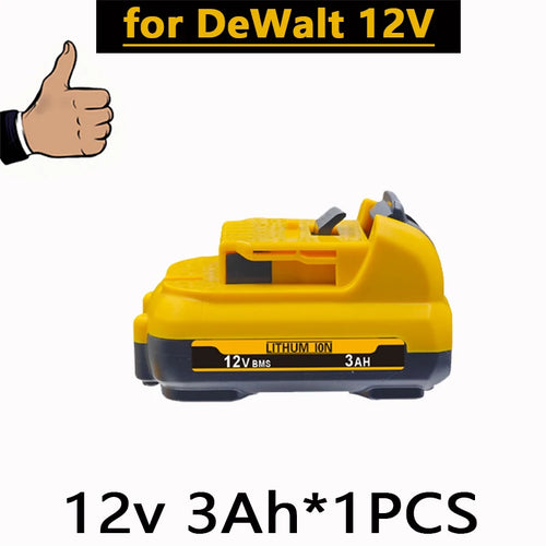 1-3Pack 12V Replacement for Dewalt DCB120 Lithium-ion Batteries 12V