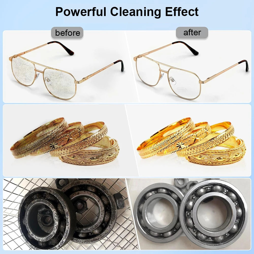 Ultrasonic Cleaner 2L 3L 6L 10L Ultrasound Bath for Glasses Jewelry