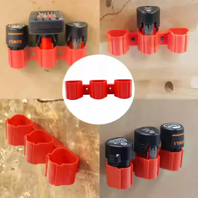 Battery Storage Holder for Makita,Bosch,Milwaukee 10.8V 12V Batteries