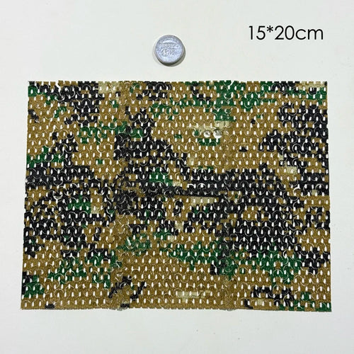 Simulated Military Model Camouflage Netting Micro Mountain Landscape
