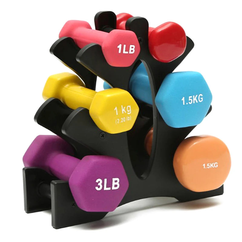 3-Tier Dumbbell Storage Rack Stand Multi-layer Hand-Held Dumbbell