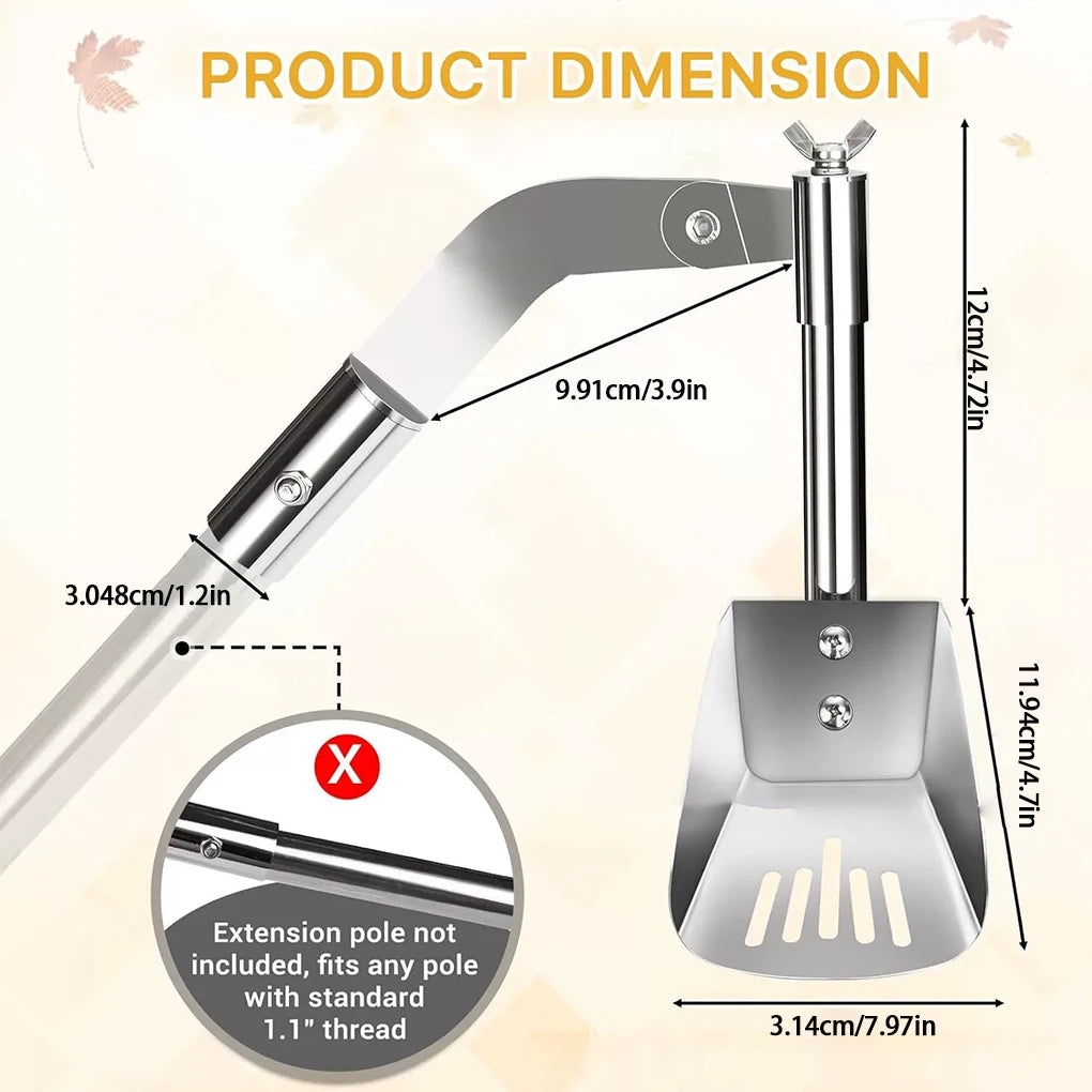Gutter Cleaning Shovels Thicken Aluminum Alloy Rustproof Gutter