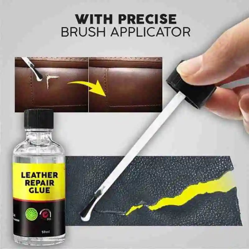 30ml Car Leather Repair Glue Sofa Scratches Transparent Fluid Glue