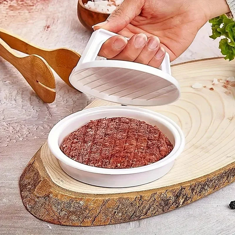 1PC Stuffed Hamburger Press, Plastic Burger Maker Mould for Grill &