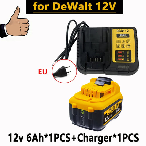 1-3Pack 12V Replacement for Dewalt DCB120 Lithium-ion Batteries 12V