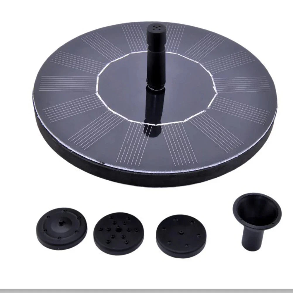 13/16cm Floating Solar Panel Solar Fountain Pump Bird Baths Garden