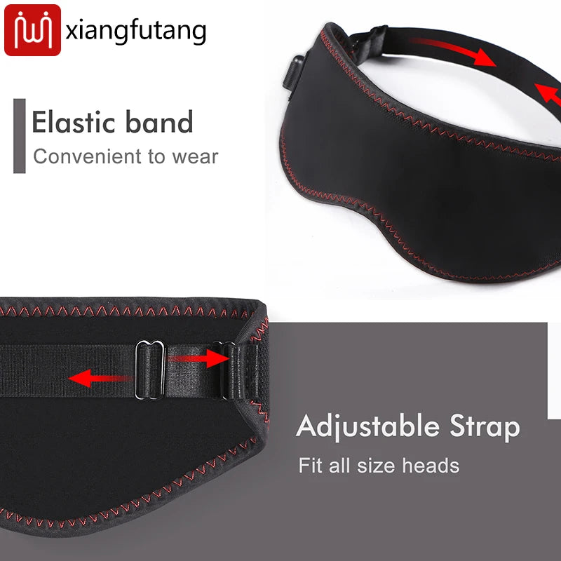 Heating Massage Eye Mask Warm Compress 3 Temperature Levels Electric Heated Eye Pad Wrap for Dry Eyes Relief and Improved Sleep