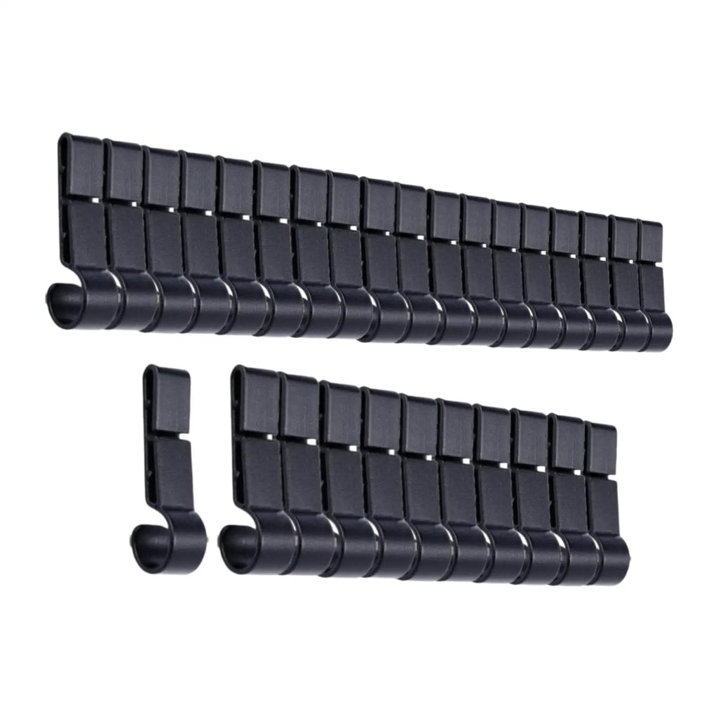 30Pcs Safety Helmet Clips for Headlamp Nonslip Sturdy Compact