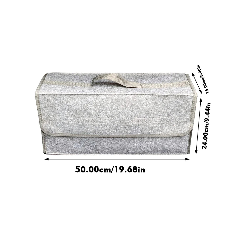 Felt Big Anti Slip Compartment Boot Storage Organizer Tool Car Storage