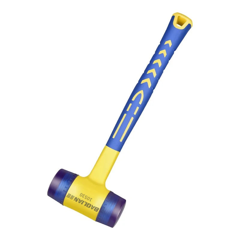 1 double headed installation hammer, 25mm to 45mm rubber hammer with