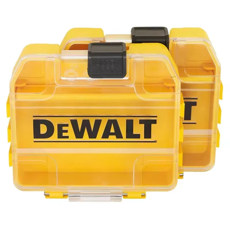 DEWALT Yellow Black Mini Storage Box Authentic Original Drill Bit Box