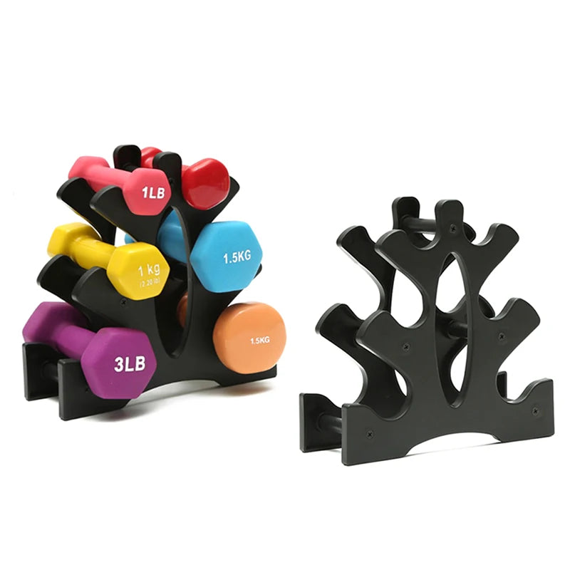 3-Tier Dumbbell Storage Rack Stand Multi-layer Hand-Held Dumbbell
