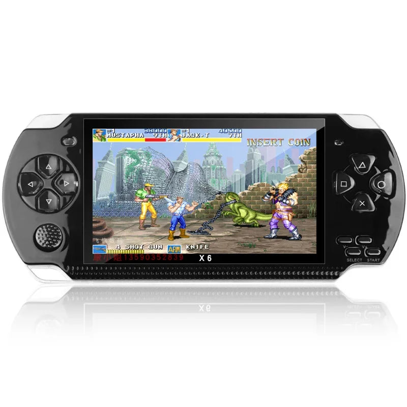 PSP 3000 X6 Consola 12 Types Of Simulators 10000 Arcade Games Retro Retro Arcade Console 4.3Inch Ips Screen Video Game Toy Gift
