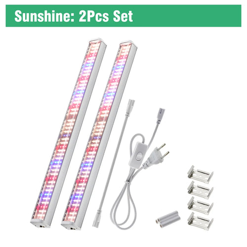 Full Spectrum LED Growth Tube 4000K/Purple/Sunlight Plant Lamp