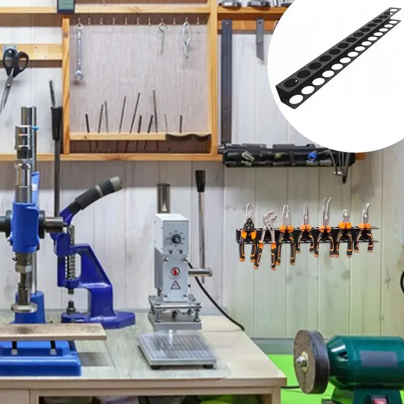 Pliers Holder Wall Mount Wall Mounted Tool Organizers Hammer Rack