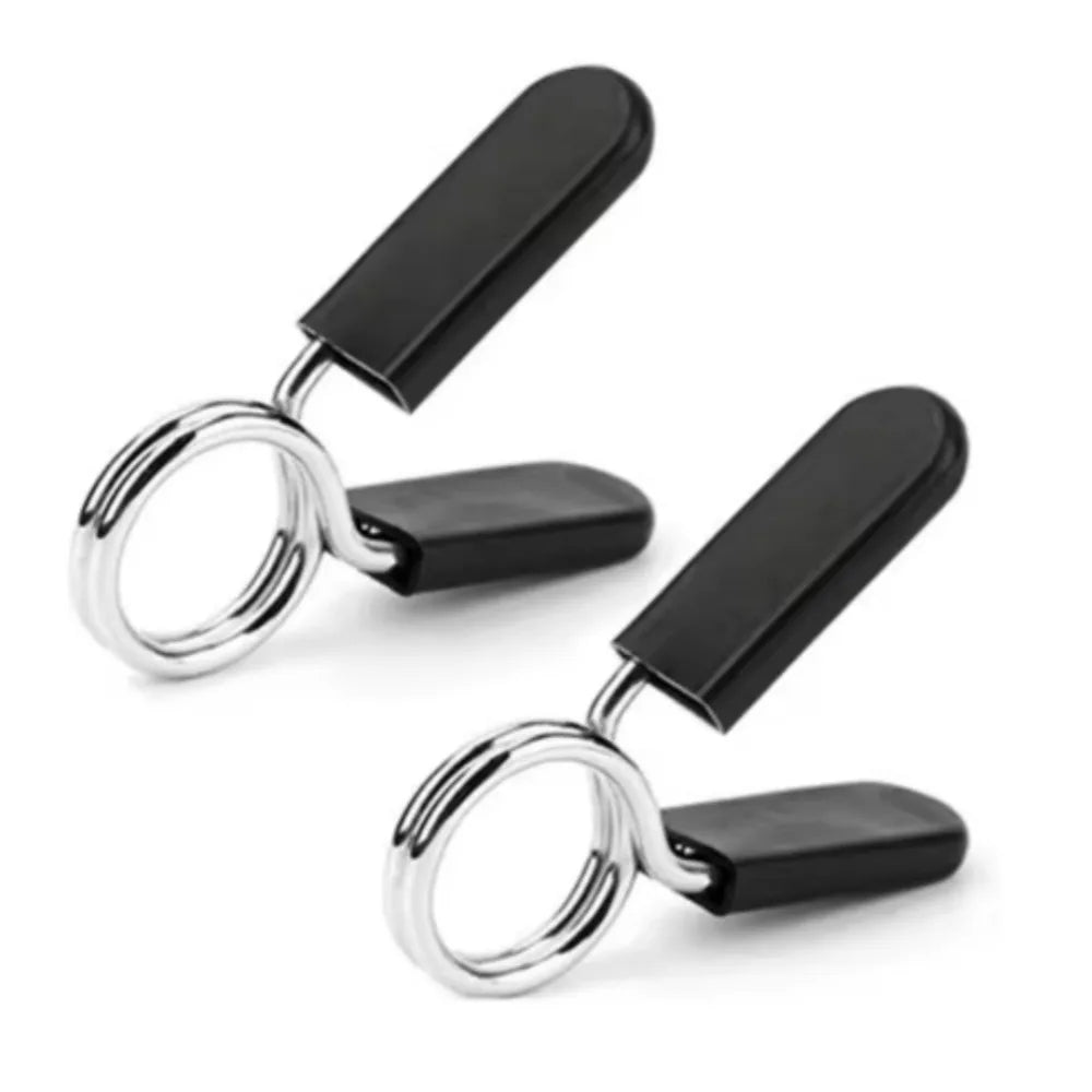 1 Pair Gym Barbell Clips Anti-loosening Dumbell Spring Collar Clips