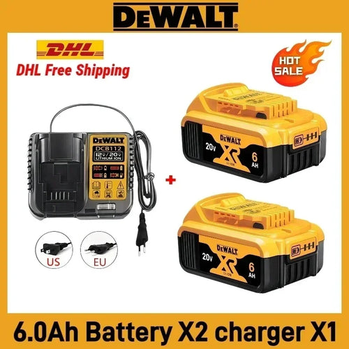 New 100% Original Dewalt 6.0Ah 20V/60V Power Tool Battery DCB206