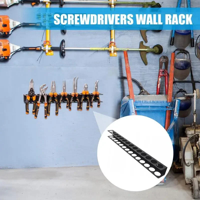 Pliers Holder Wall Mount Wall Mounted Tool Organizers Hammer Rack