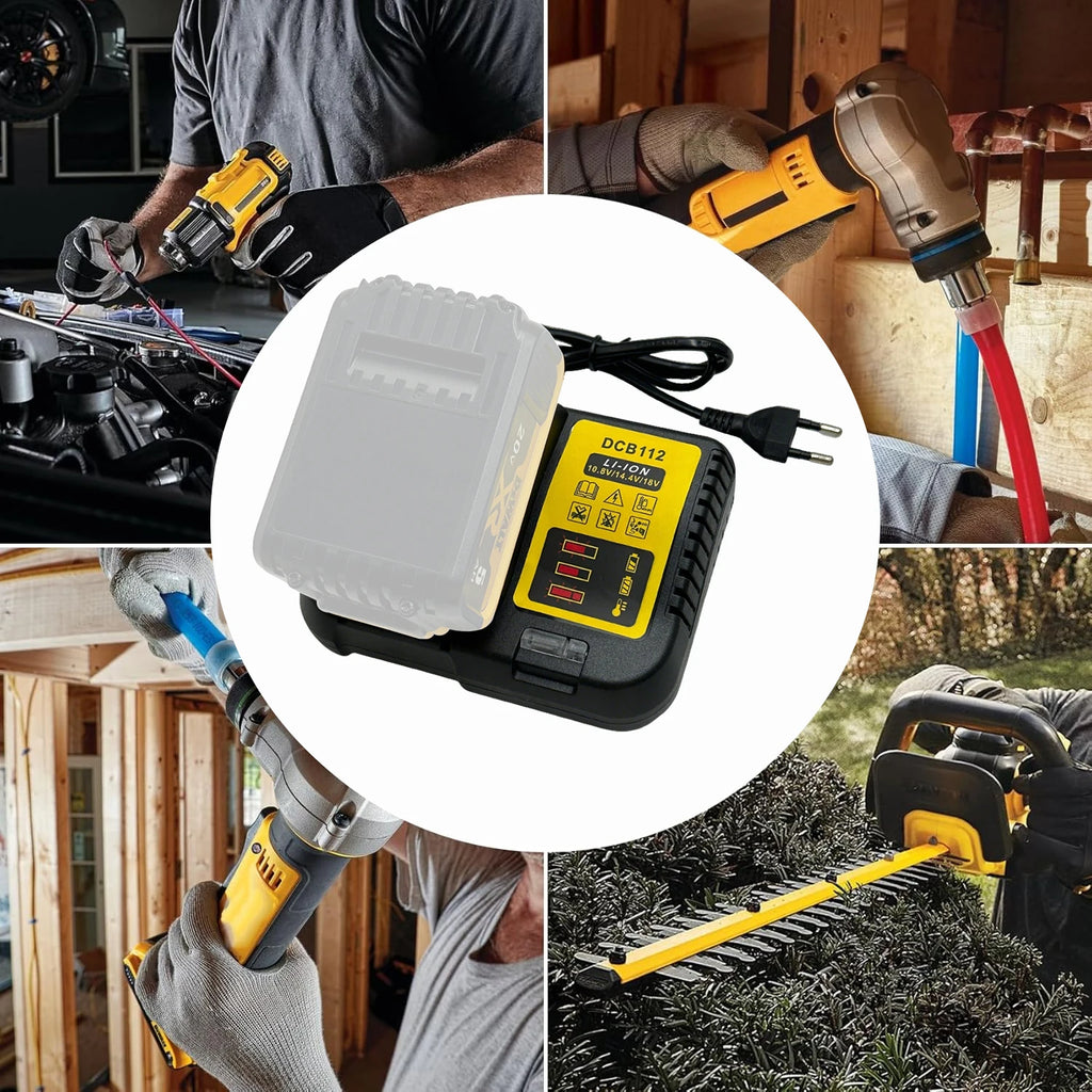 DCB112 Battery Charger For Dewalt 10.8V 12V 14.4V 18V 20V DCB206