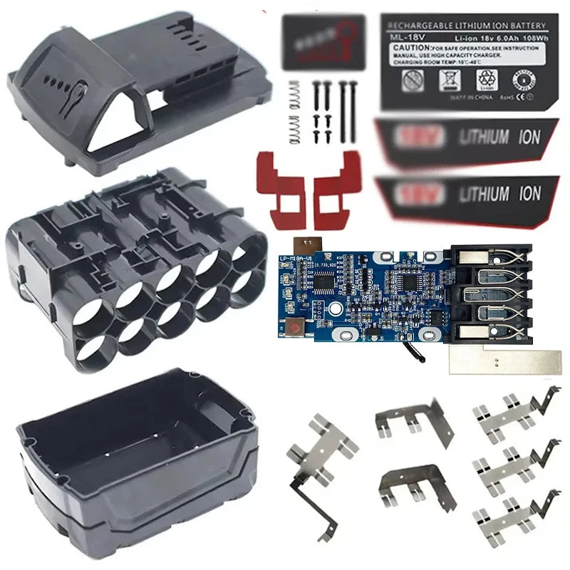 For M18 Li-ion Battery Plastic Case PCBA Charging Protection Board Box