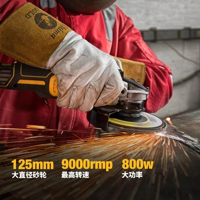 DEWALT DCG405 125mm flat head angle grinder bare machine tool cutting