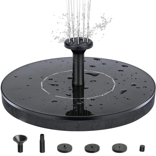 13/16cm Floating Solar Panel Solar Fountain Pump Bird Baths Garden