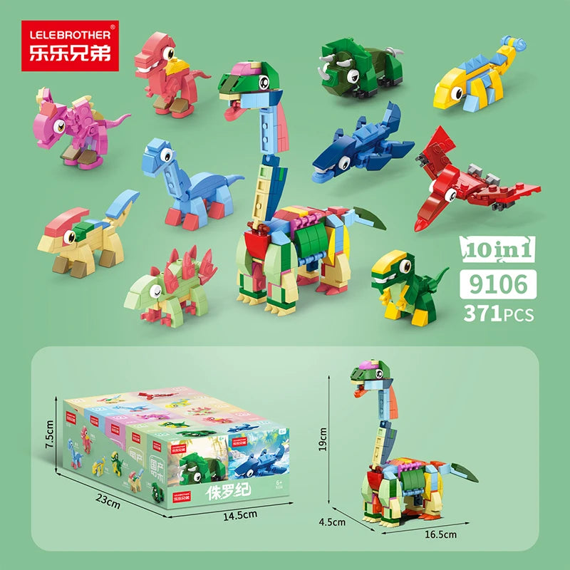 Lele Brothers 10-in- Special Firefighting Cloud Ladder Assembly Model Boys Building Blocks Puzzle Toy Educational Logic Trai...