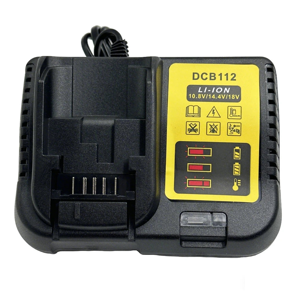 DCB112 Battery Charger For Dewalt 10.8V 12V 14.4V 18V 20V DCB206