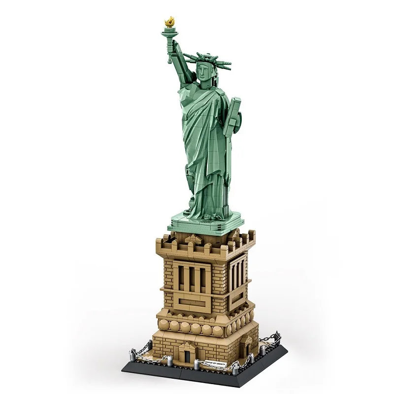 1316PCS The Statue of Liberty Architecture Large Collection Building Blocks Set Model Gift for Kids and Adults Compatible NO.
