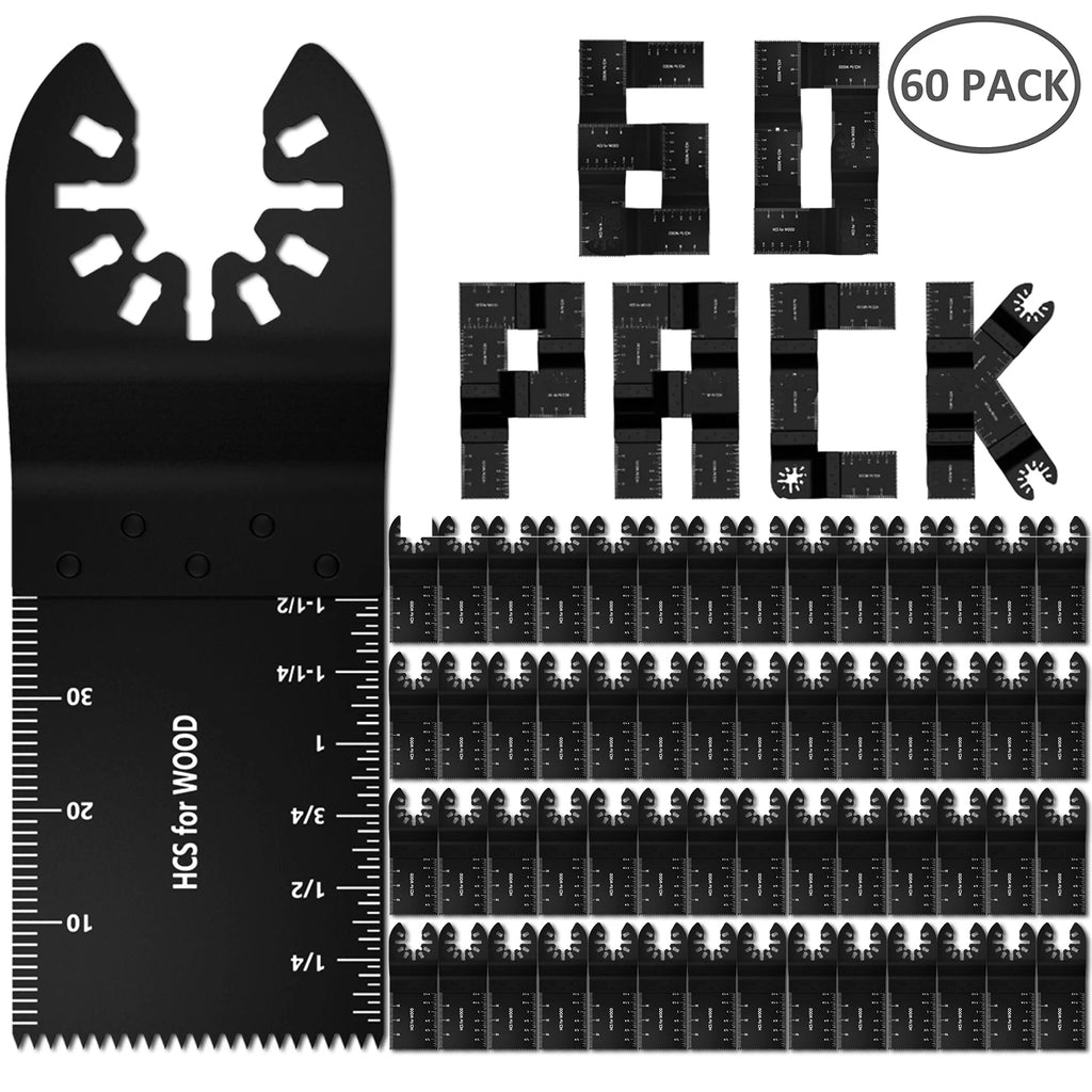 5-60Pcs Universal Saw Blade Oscillating Multi Tool Blades Straight