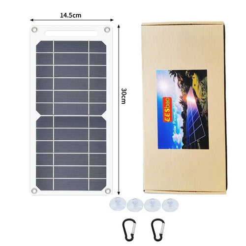 5V 5-35W Portable Solar Panel USB Charger for Phone Power Bank Outdoor