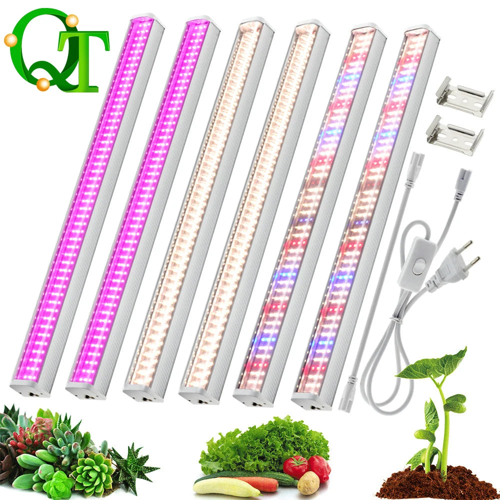 Full Spectrum LED Growth Tube 4000K/Purple/Sunlight Plant Lamp