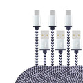 2.4A  USB Type C Cable Fast Charging Battery Charger Wire Woven Nylon