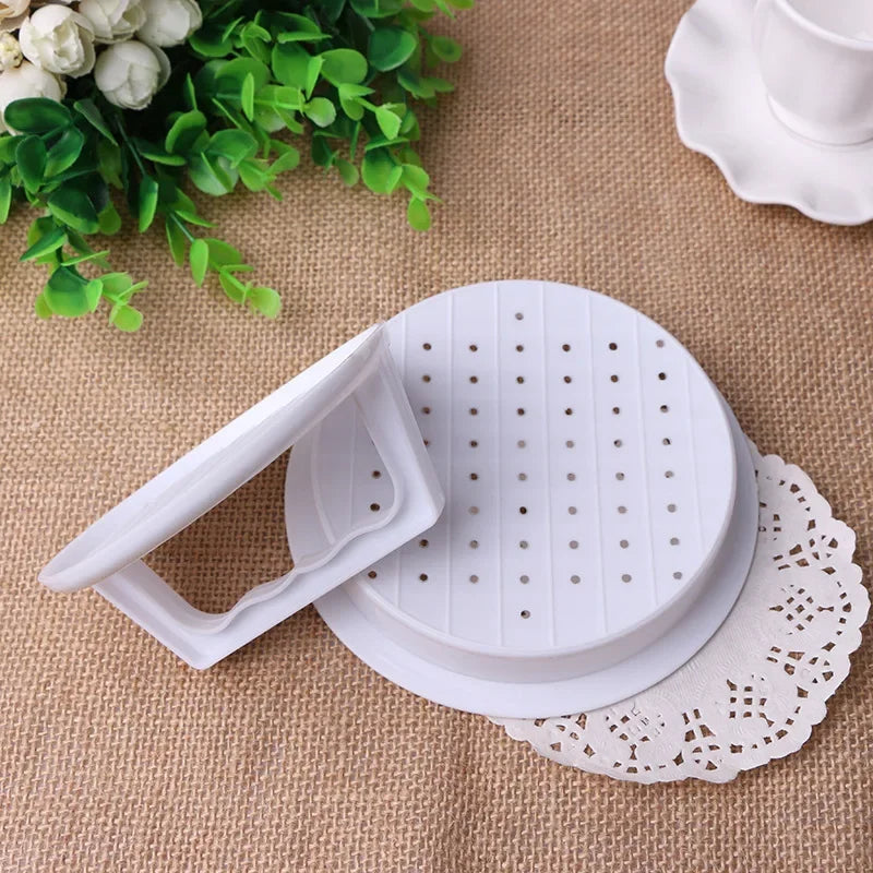 1PC Stuffed Hamburger Press, Plastic Burger Maker Mould for Grill &